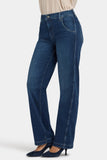 NYDJ Brooke Loose Straight Jeans With Super High Rise - Louvre Sapphire