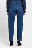 NYDJ Brooke Loose Straight Jeans With Super High Rise - Opera Blue