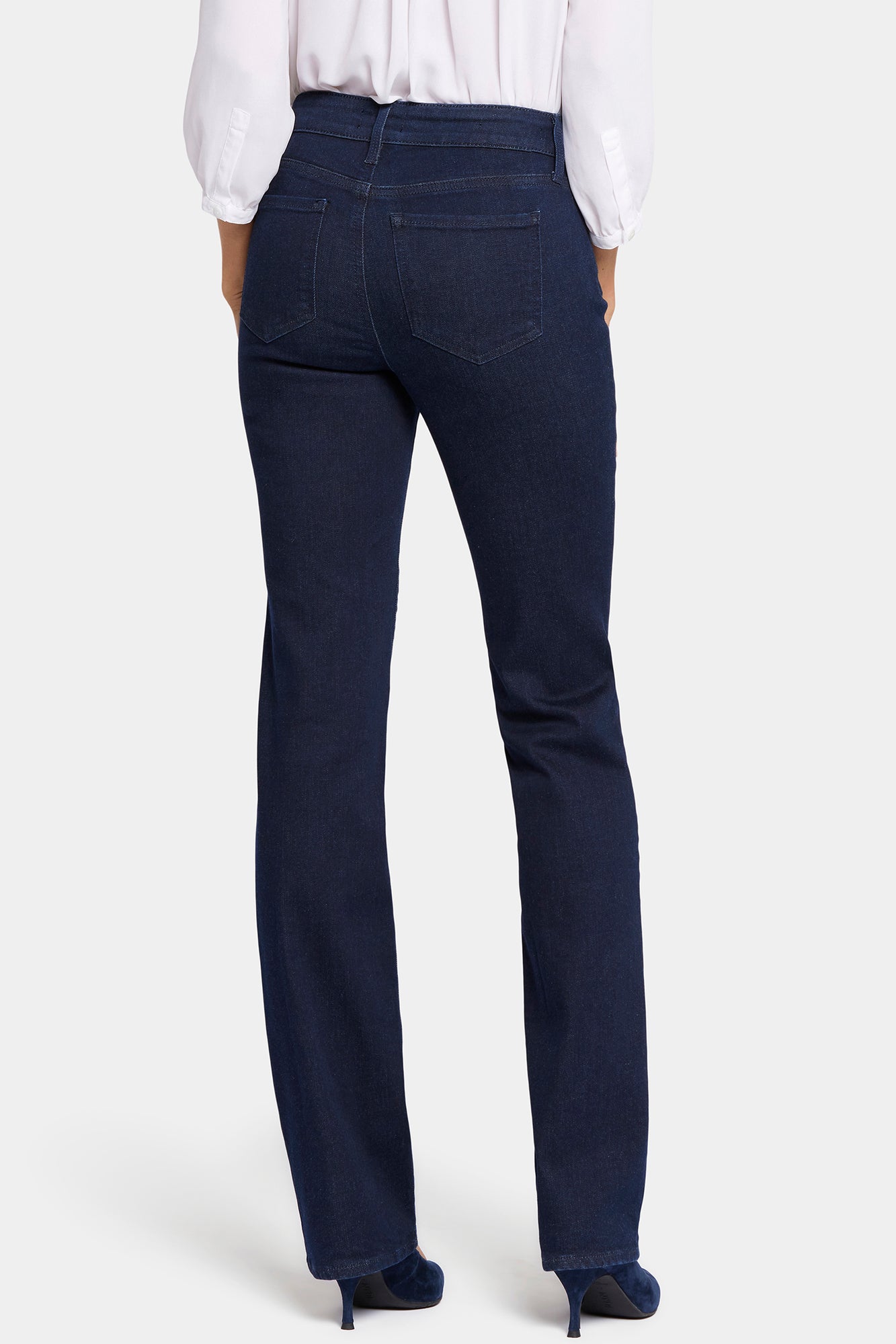 NYDJ Marilyn Straight Jeans In Long Inseam - Rinse