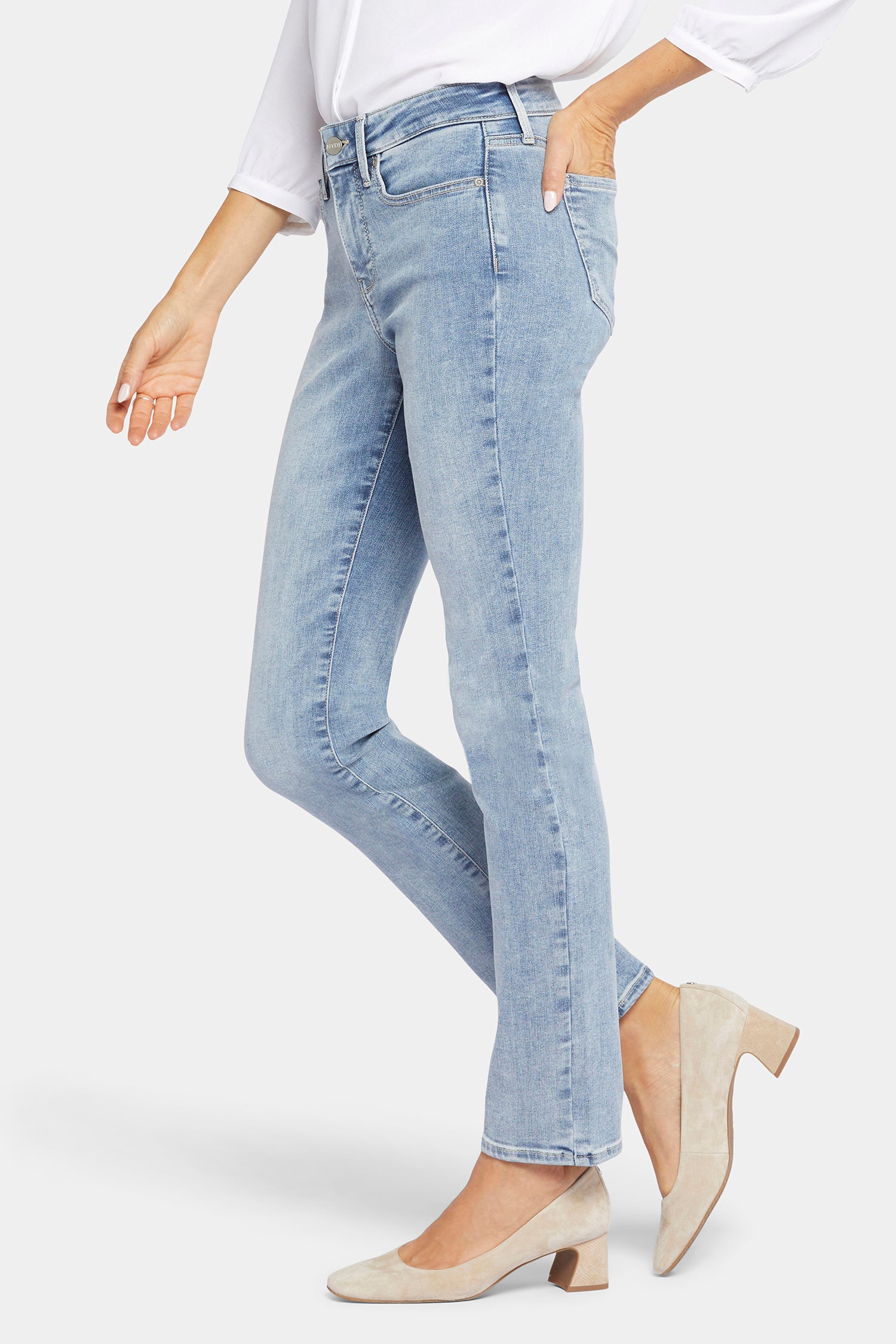 Sheri Slim Jeans In Long Inseam - Haley Blue | NYDJ