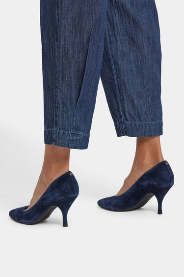NYDJ Balloon Trouser Jeans With Drop Waist And Pleats - La Mer