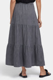 NYDJ Tiered Maxi Skirt - Spanish Rock