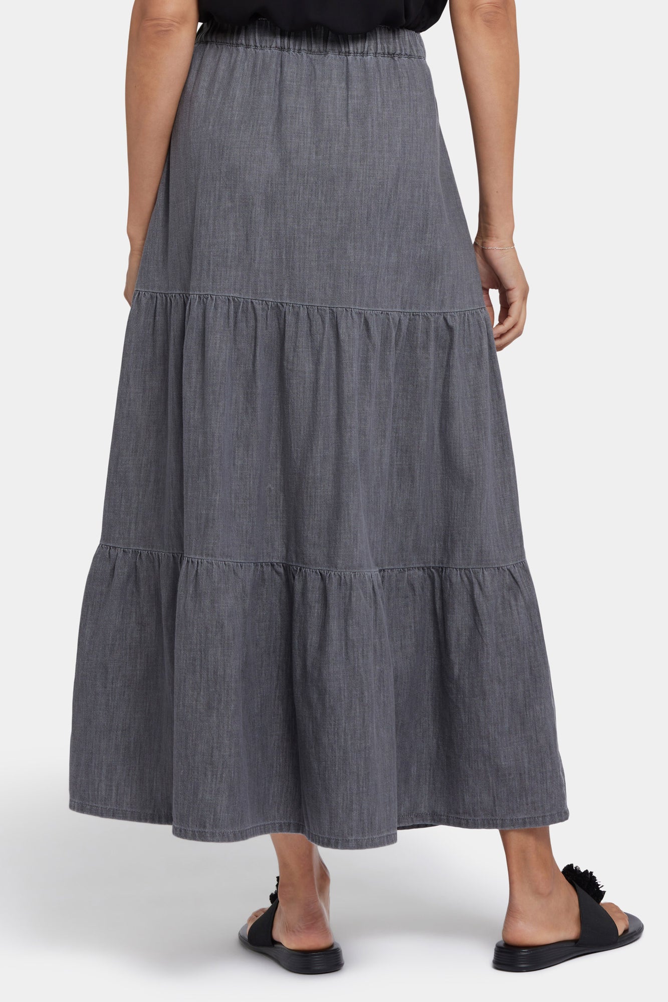 NYDJ Tiered Maxi Skirt - Spanish Rock
