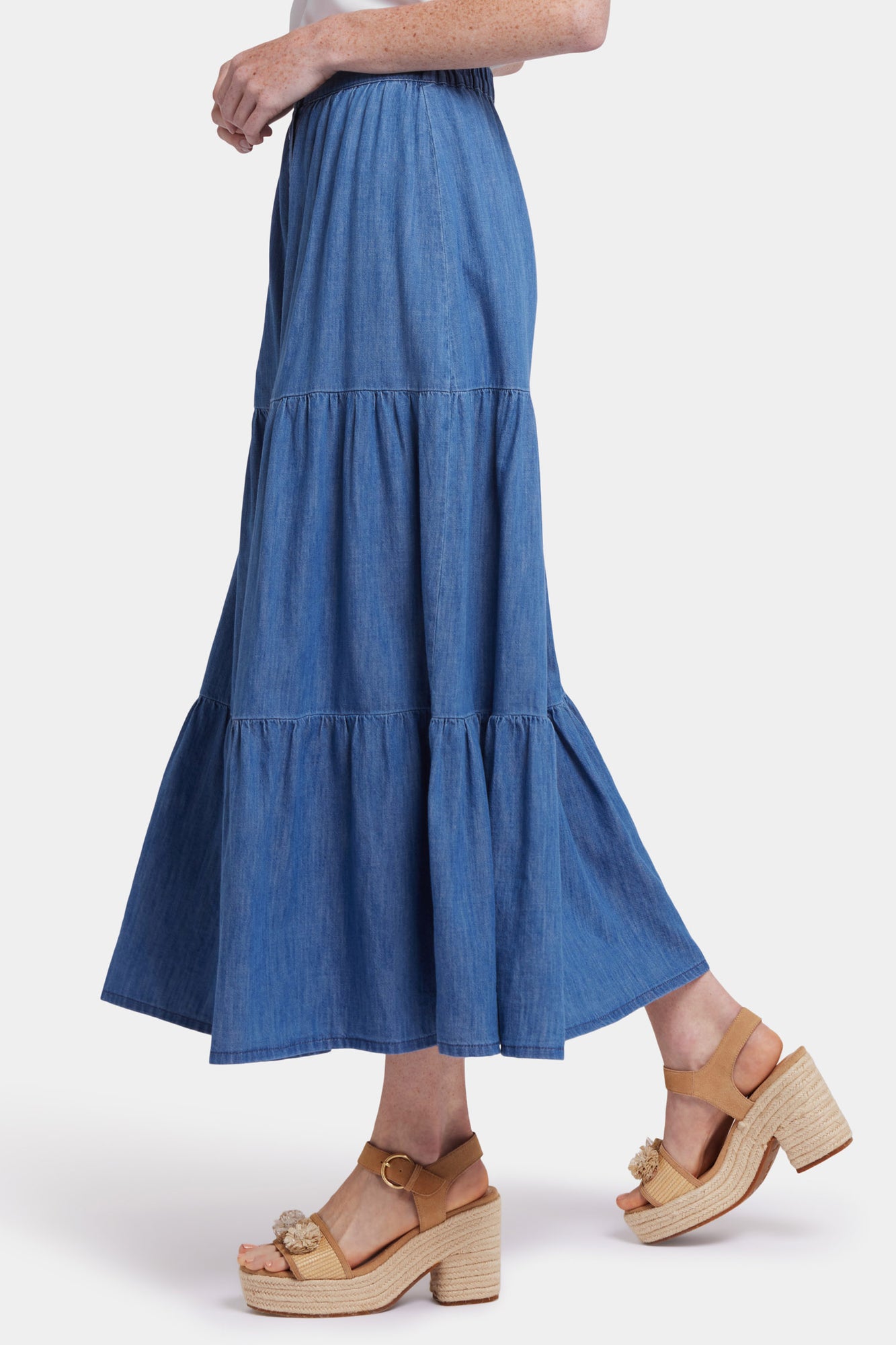 NYDJ Tiered Maxi Skirt - Everly