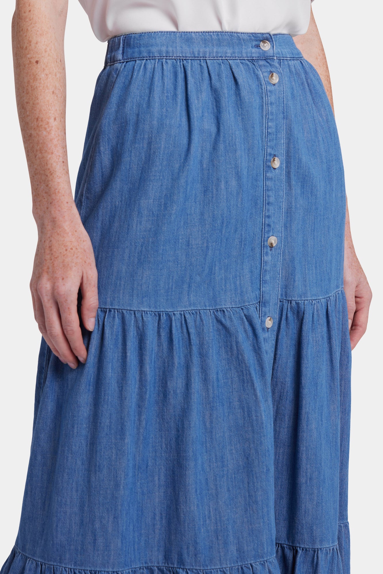 NYDJ Tiered Maxi Skirt - Everly