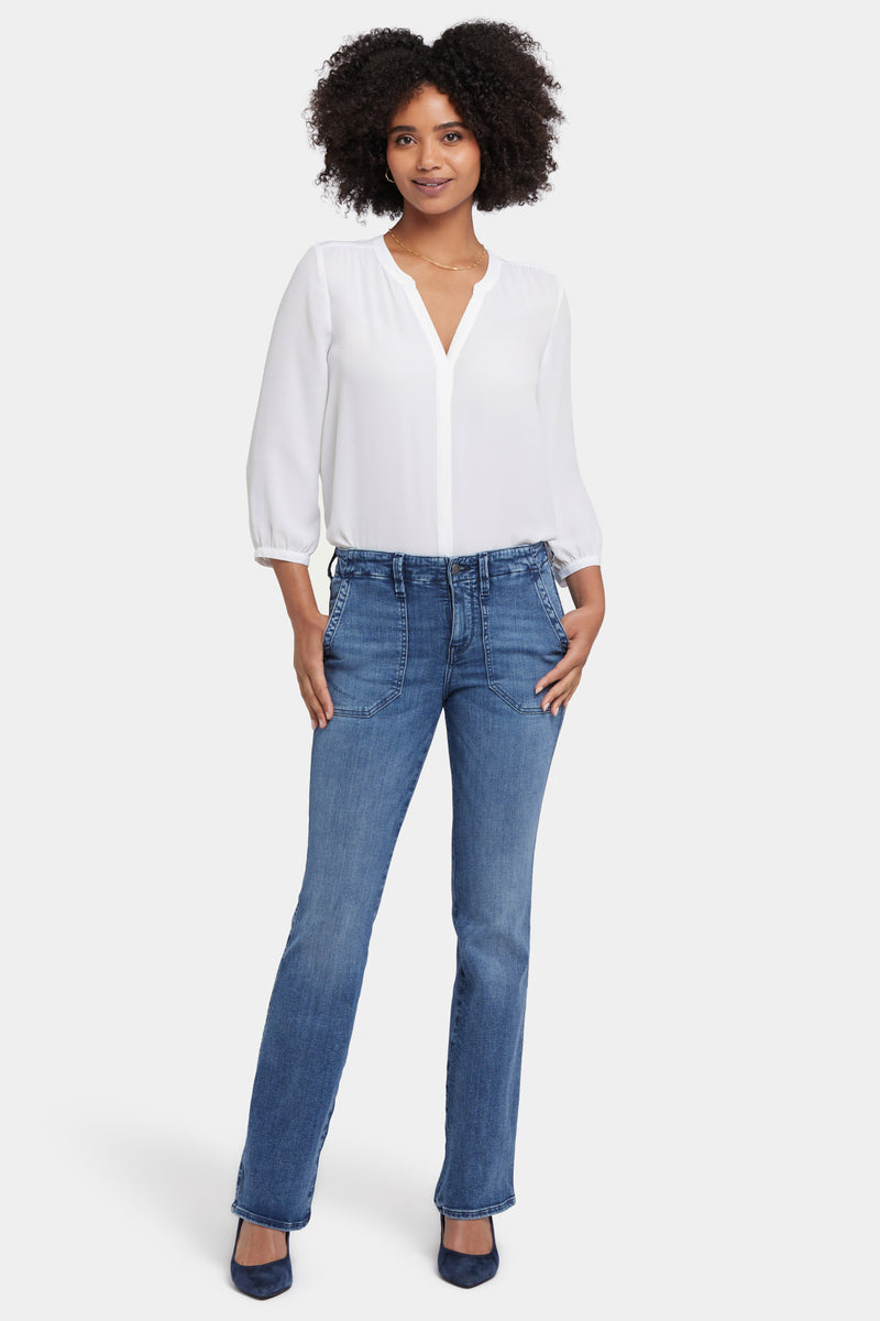 NYDJ Barbara Bootcut Jeans - Caliente