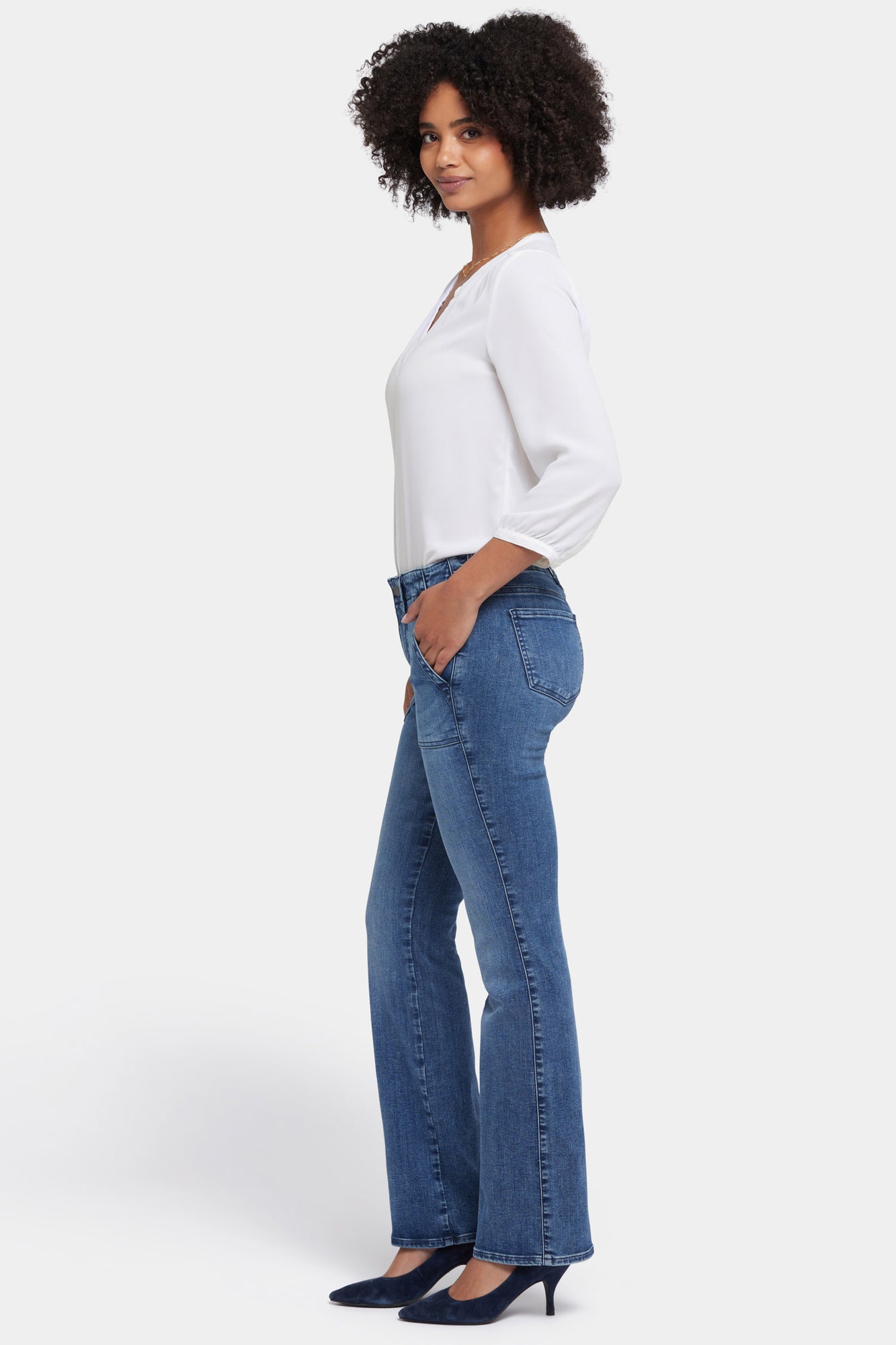 NYDJ Barbara Bootcut Jeans - Caliente