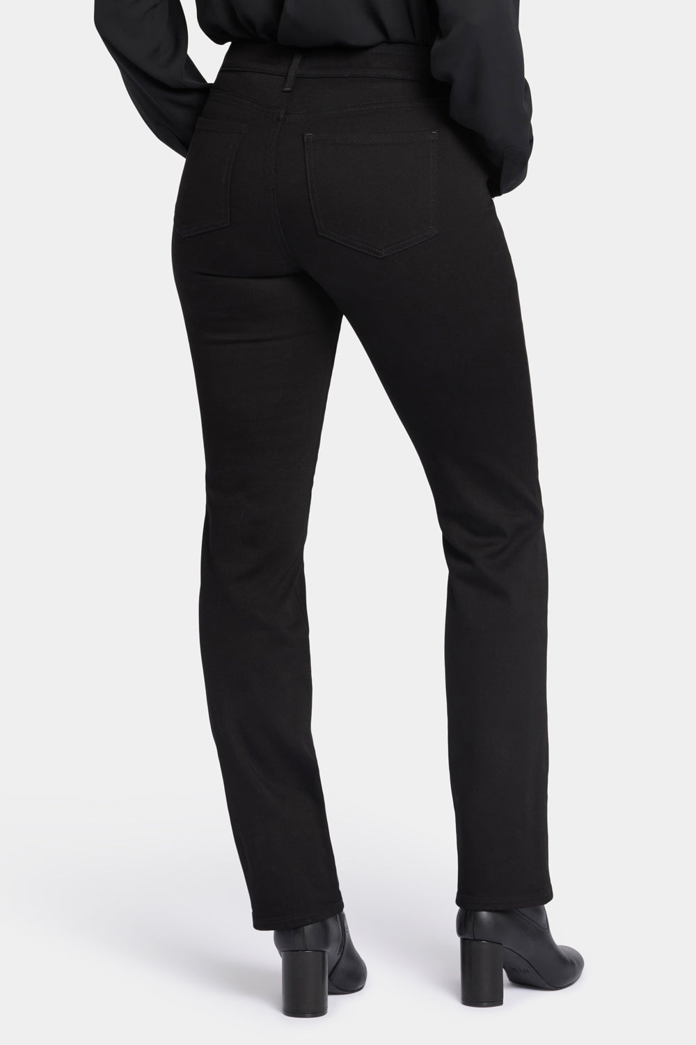 NYDJ Marilyn Straight Jeans - Black