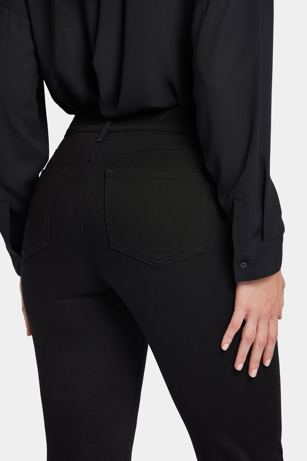 NYDJ Marilyn Straight Jeans - Black