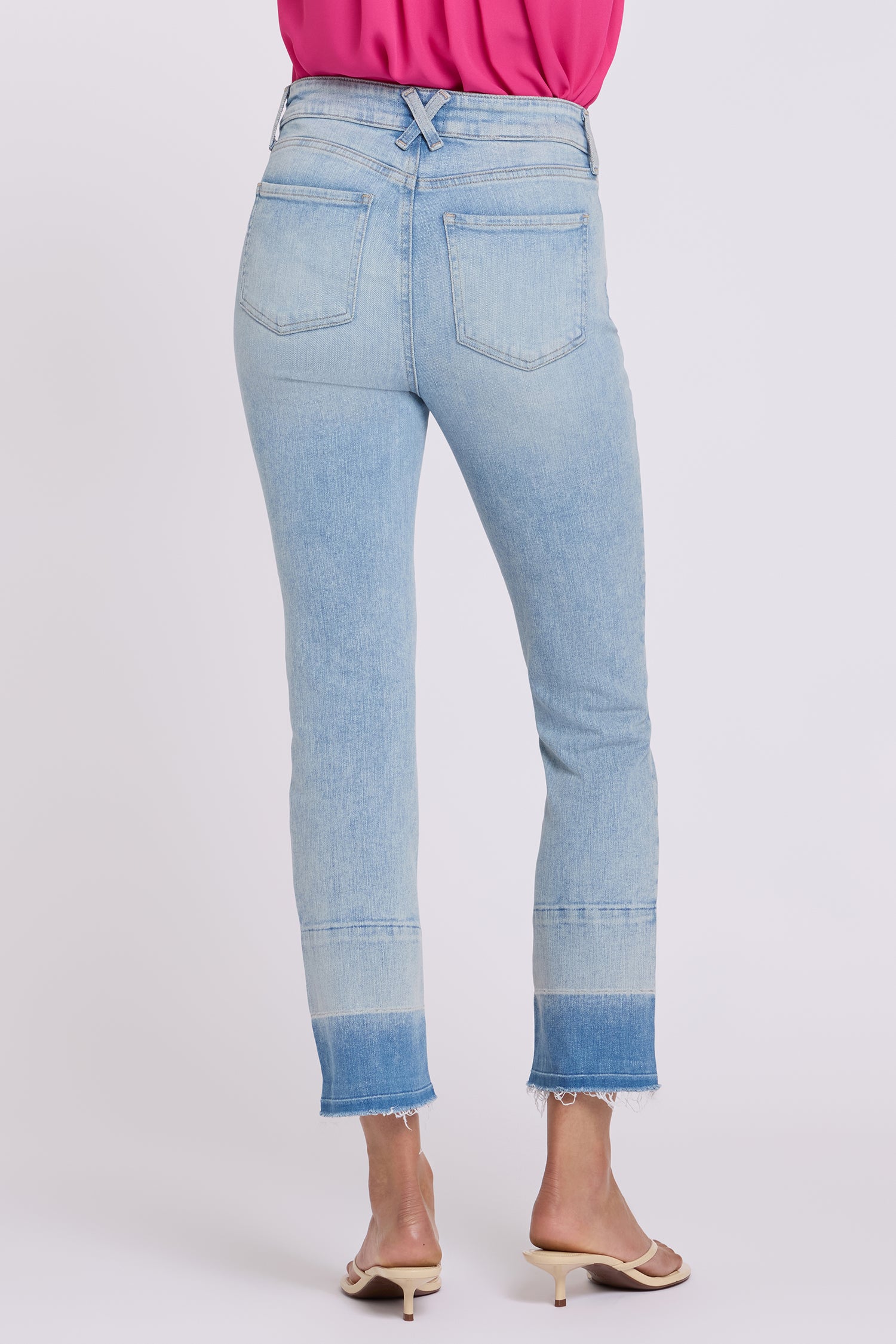 Sheri Slim Straight Ankle Jeans In Re-New™ Denim With High Rise