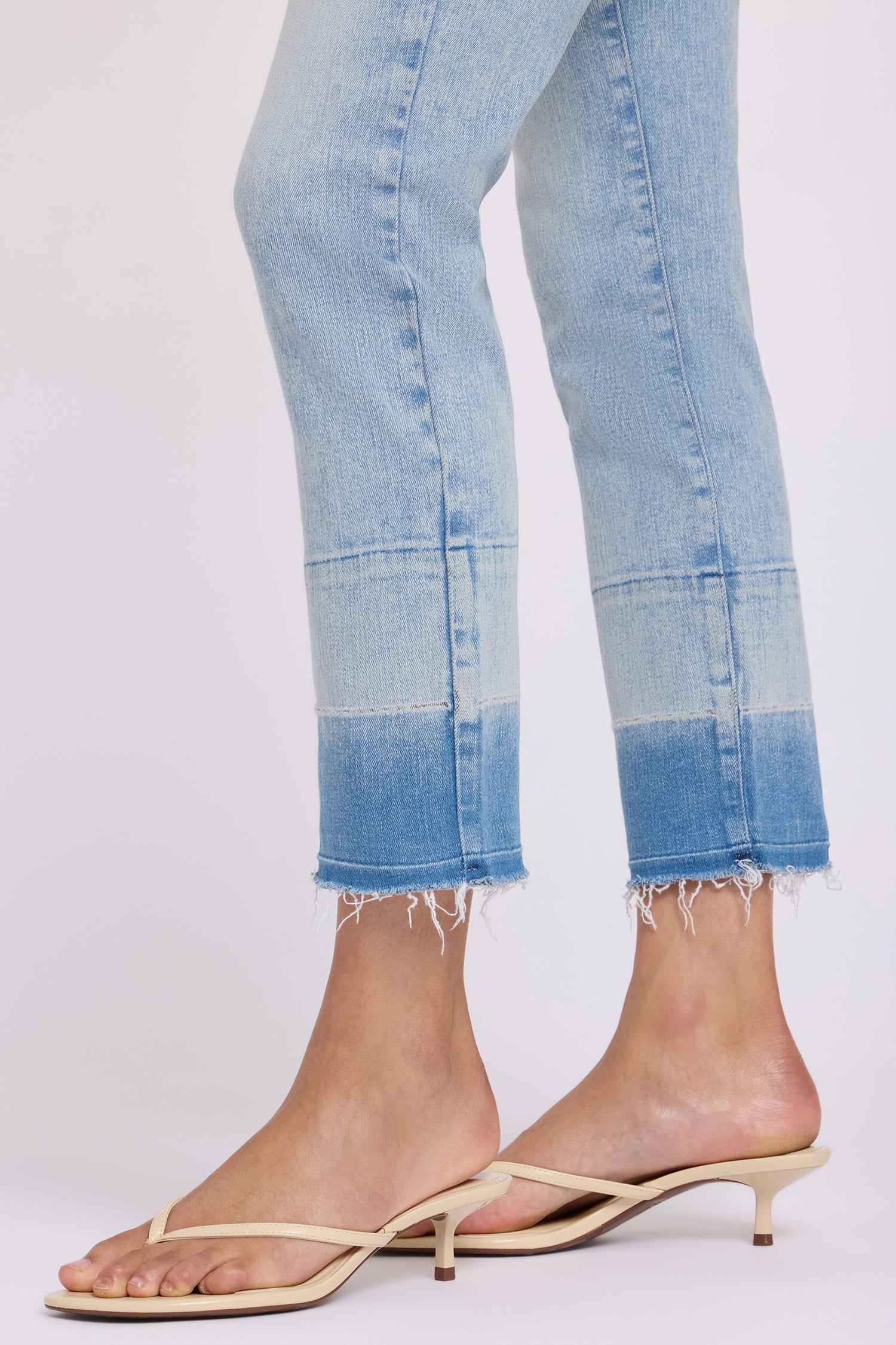 Sheri Slim Straight Ankle Jeans In Re-New™ Denim With High Rise
