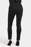 NYDJ Basic Legging Pants In Stretch Faux Suede - Black