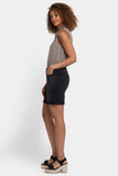 NYDJ Diana Relaxed Denim Shorts With Roll Cuffs - Cadiz Royal