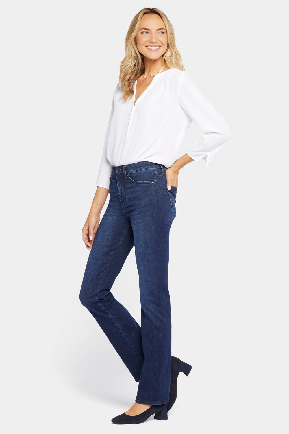 NYDJ Le Silhouette Slim Bootcut Jeans With High Rise - Marvelous