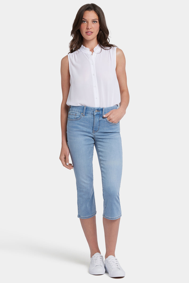 NYDJ Waist-Match™ Marilyn Straight Crop Jeans - Santiago Sea