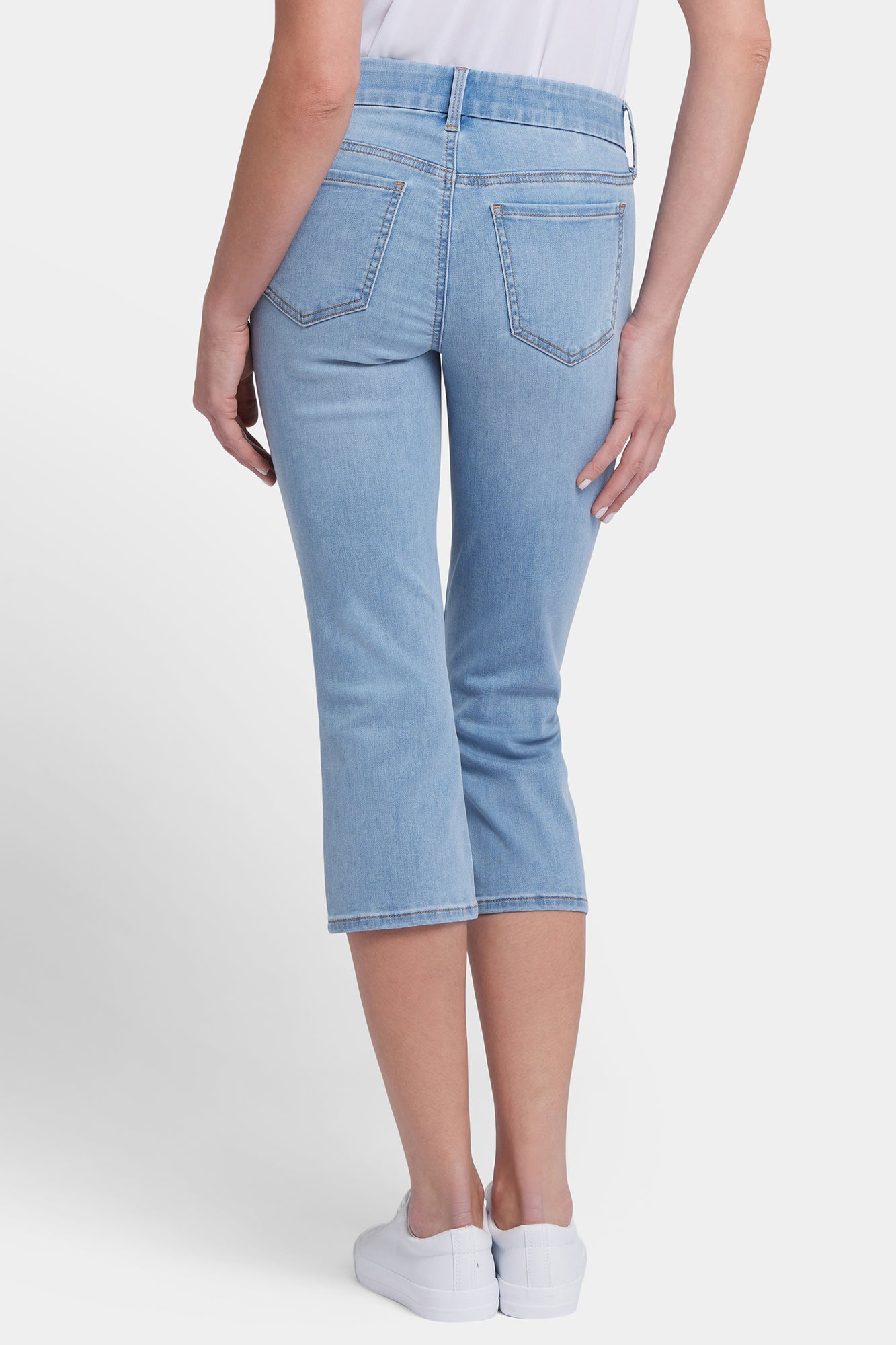 NYDJ Waist-Match™ Marilyn Straight Crop Jeans - Santiago Sea
