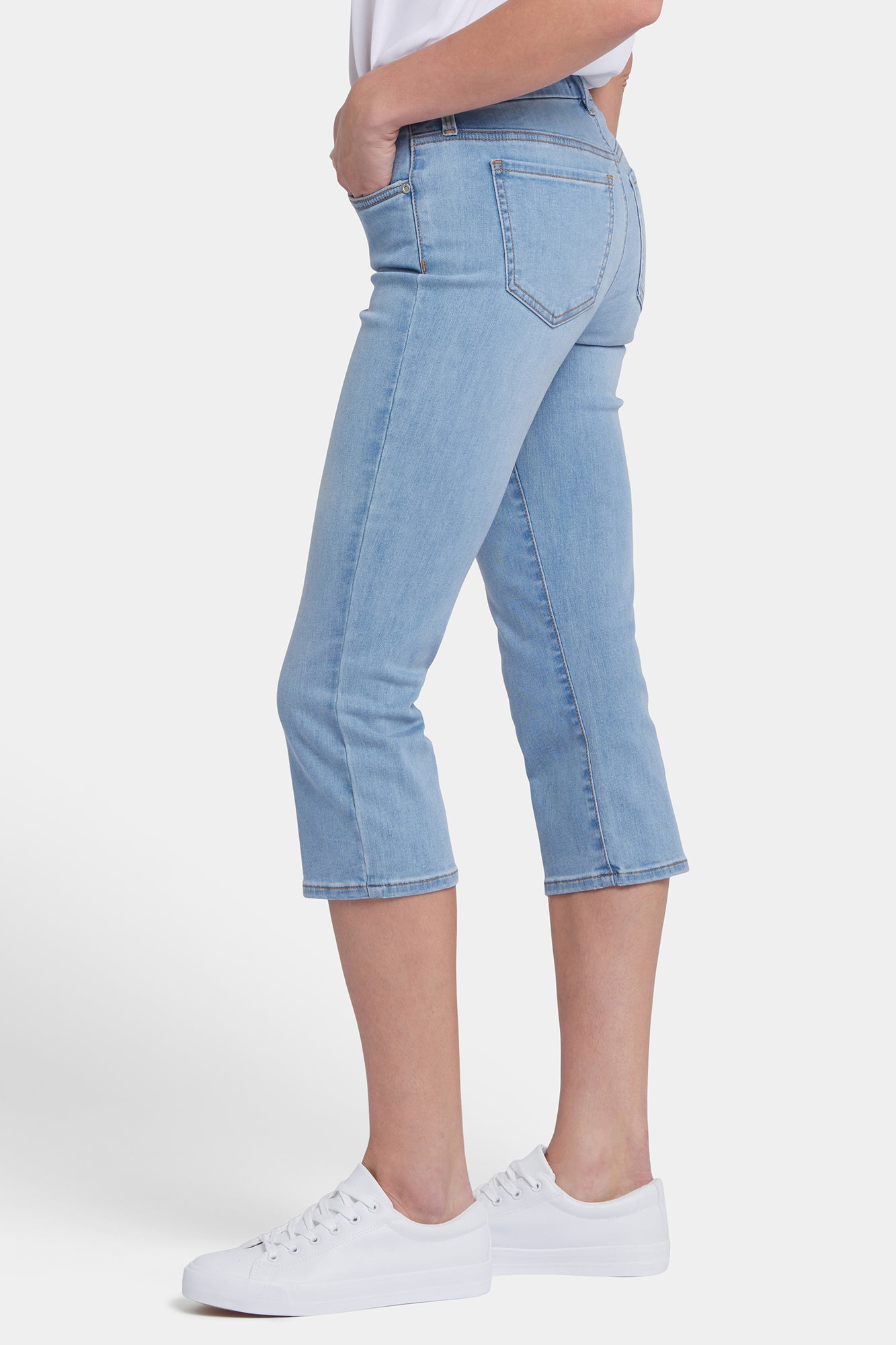 NYDJ Waist-Match™ Marilyn Straight Crop Jeans - Santiago Sea