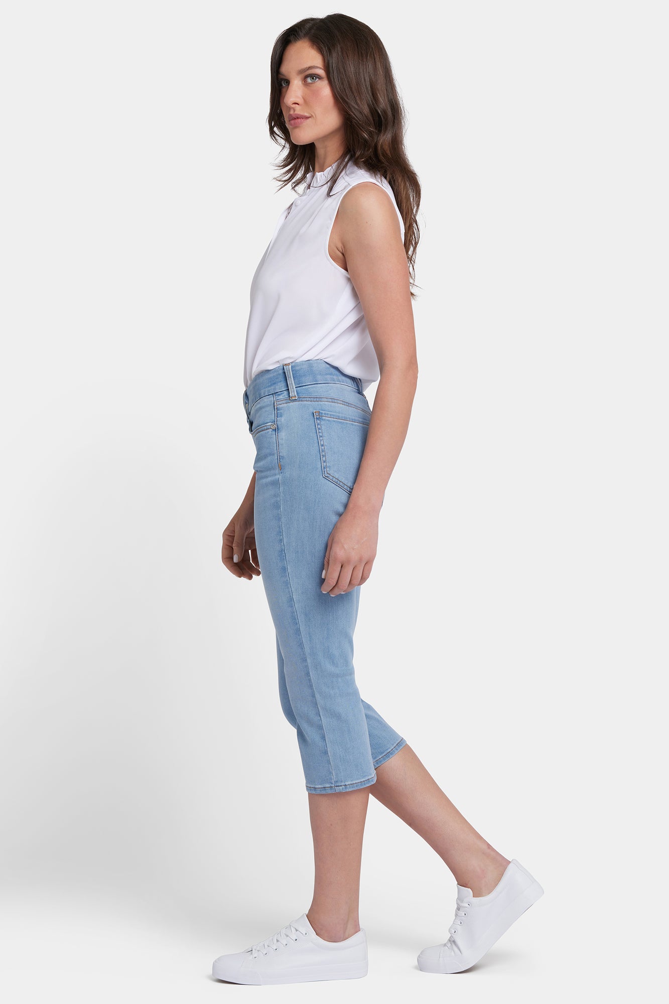 NYDJ Waist-Match™ Marilyn Straight Crop Jeans - Santiago Sea