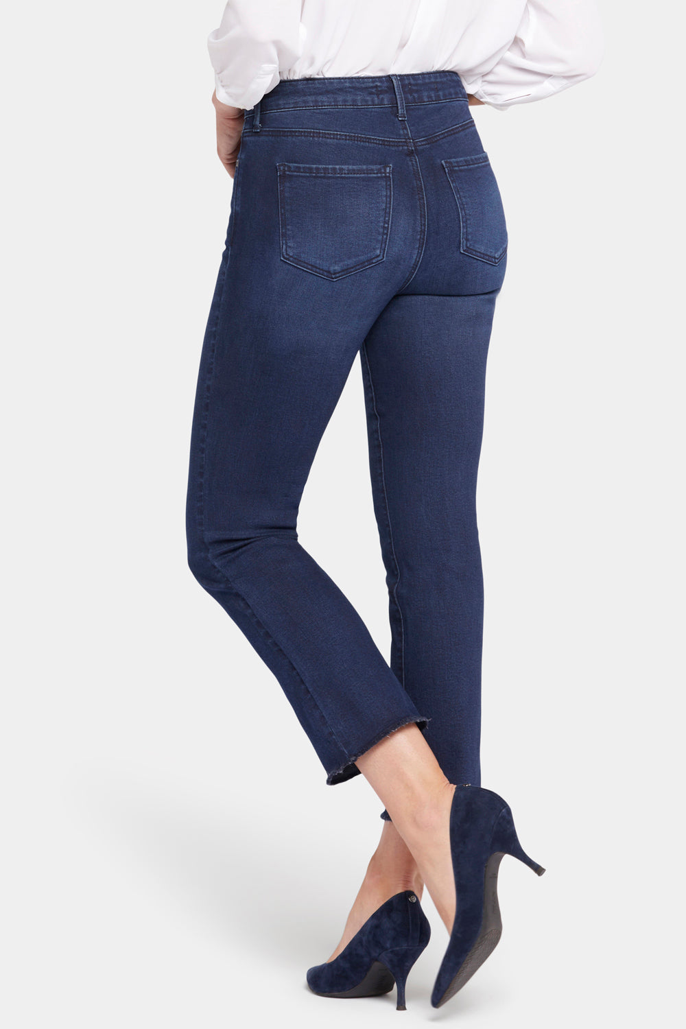 Slim Bootcut Ankle Jeans - Facade