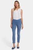 NYDJ Ami Skinny Ankle Pull-On Jeans In Soft-Contour Denim™ With Side Slits - Minorca Isle