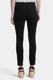 NYDJ Ami Skinny Ankle Pull-On Jeans In Soft-Contour Denim™ With Side Slits - Overdye Black