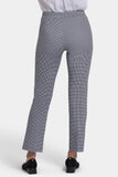NYDJ Pull-On Slim Ankle Trouser Pants In Ponte Knit - Harris Houndstooth