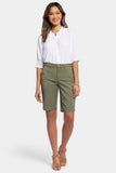 NYDJ Bermuda Shorts In Stretch Twill - Avocado