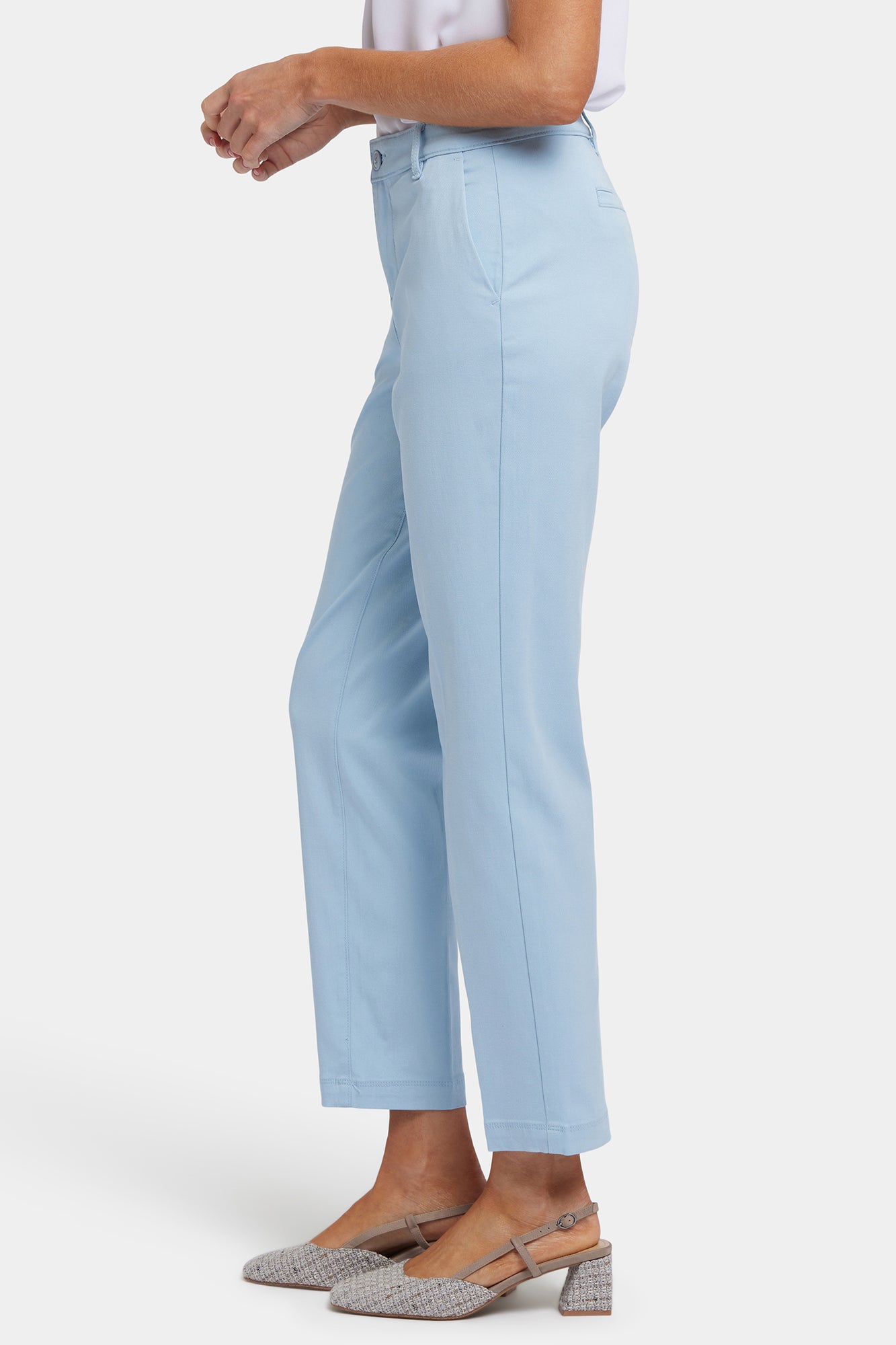 NYDJ Sadie Slim Pants In Stretch Twill - Aquatic