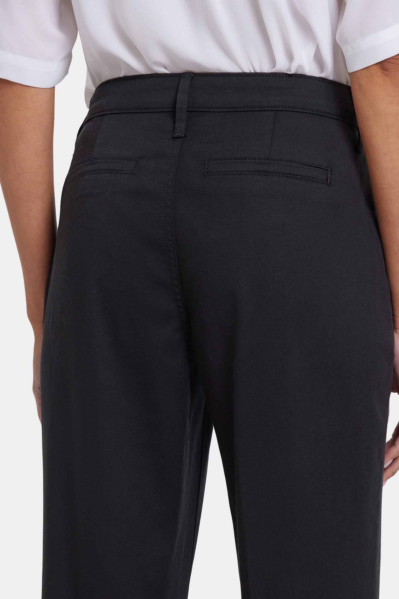 NYDJ Barbara Bootcut Trouser Pants In Stretch Twill - Black