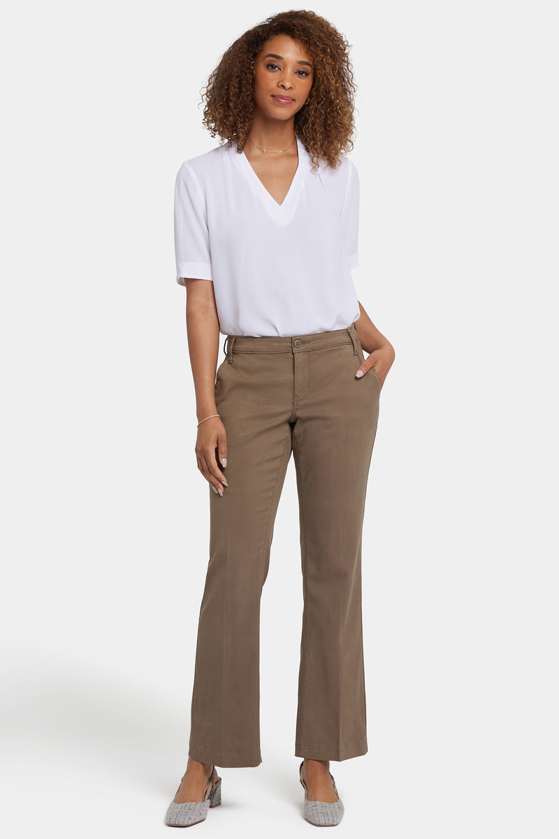 NYDJ Barbara Bootcut Trouser Pants In Stretch Twill - Incense