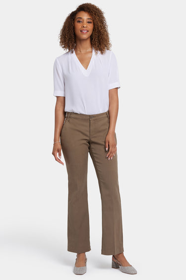 NYDJ Barbara Bootcut Trouser Pants In Stretch Twill - Incense