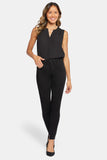 NYDJ Ami Skinny Jeans In Petite In Sure Stretch® Denim - Black