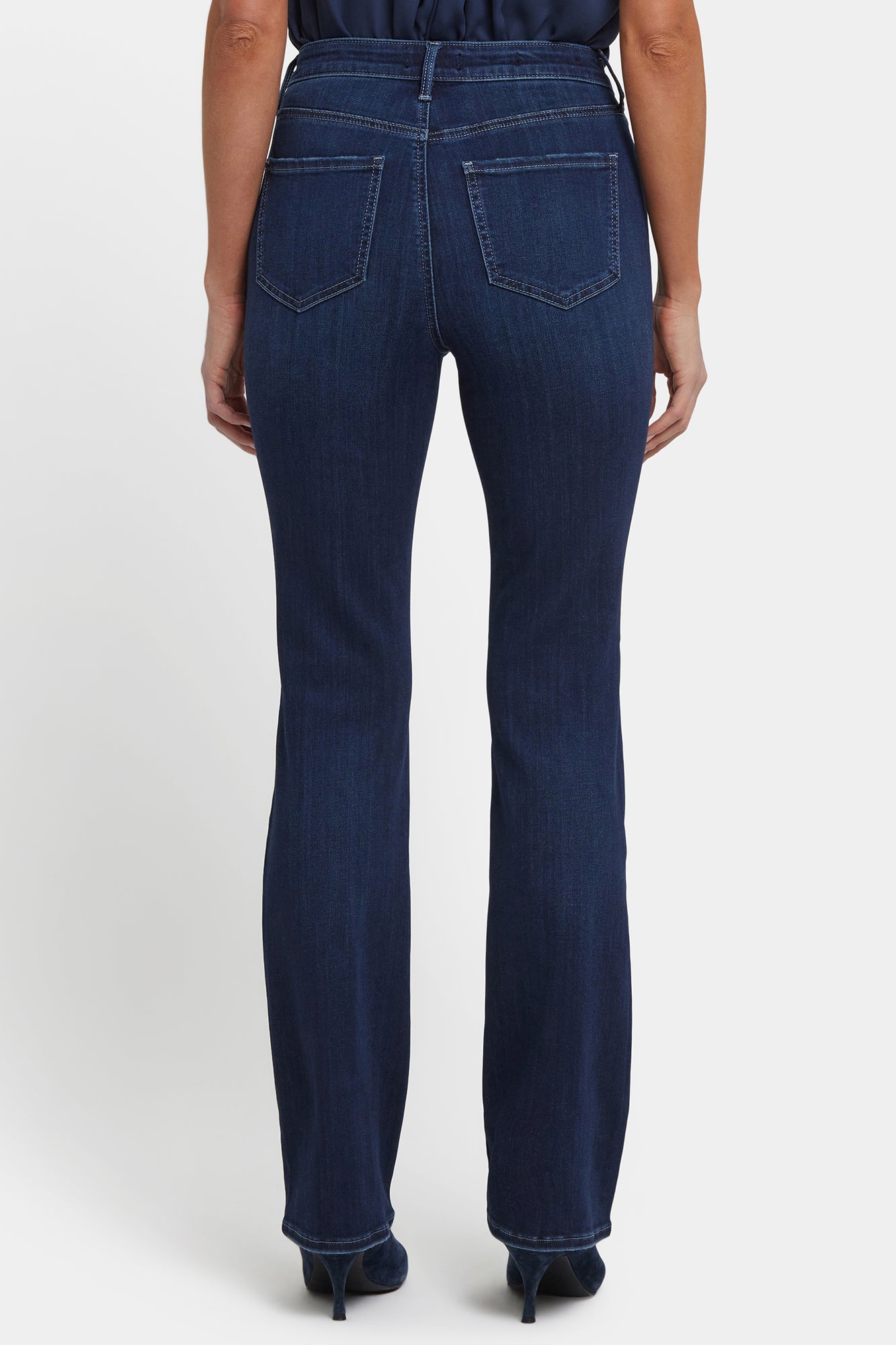 NYDJ Billie Mini Bootcut Jeans In Petite In Sure Stretch® Denim With High Rise - Ink Skyline