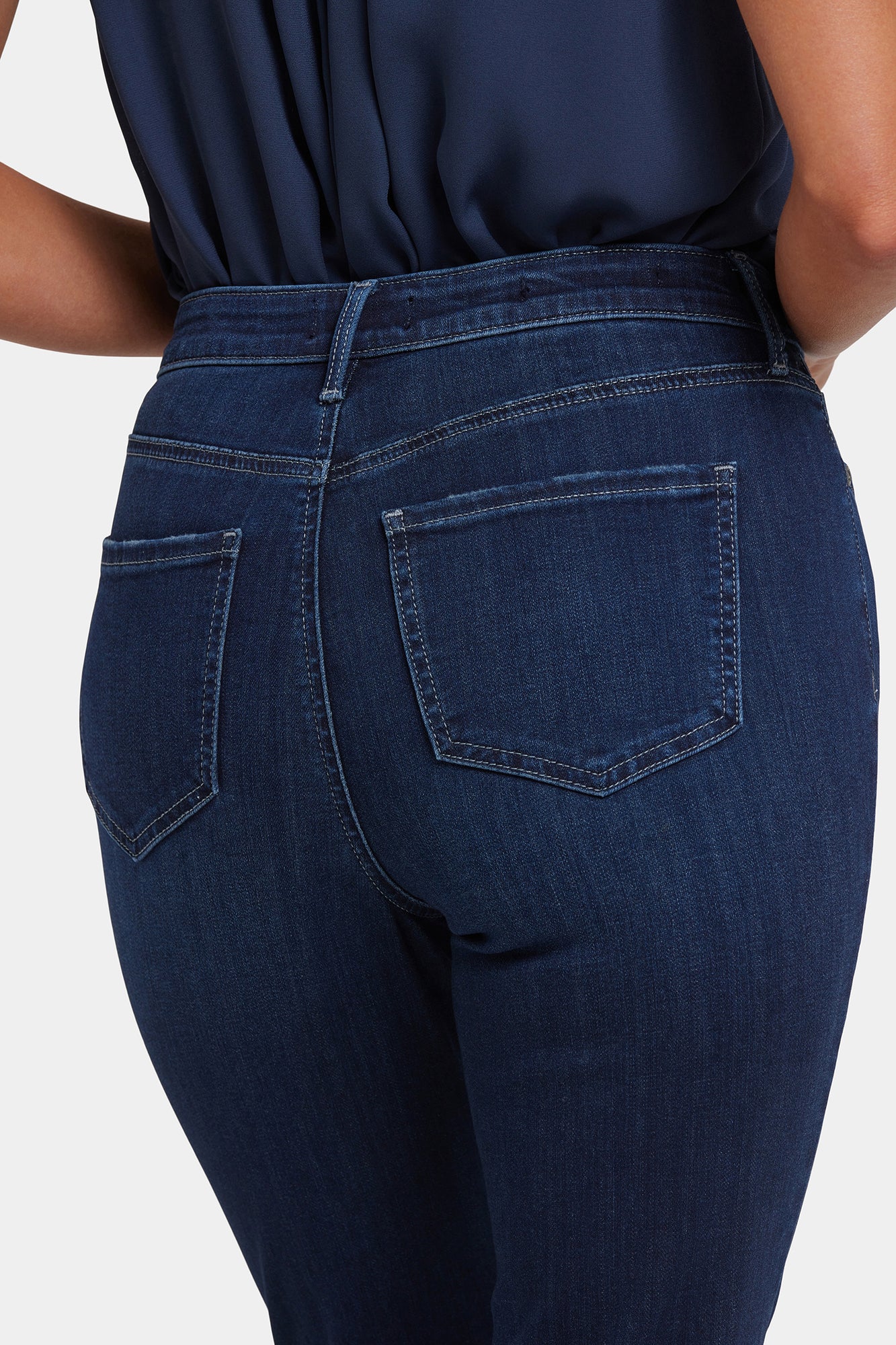 NYDJ Billie Mini Bootcut Jeans In Petite In Sure Stretch® Denim With High Rise - Ink Skyline