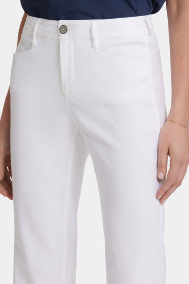 NYDJ Trouser Pants In Petite In Stretch Linen - Optic White