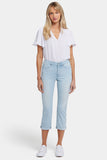 NYDJ Chloe Skinny Capri Jeans In Petite In Cool Embrace® Denim With Roll Cuffs - Clear Waters
