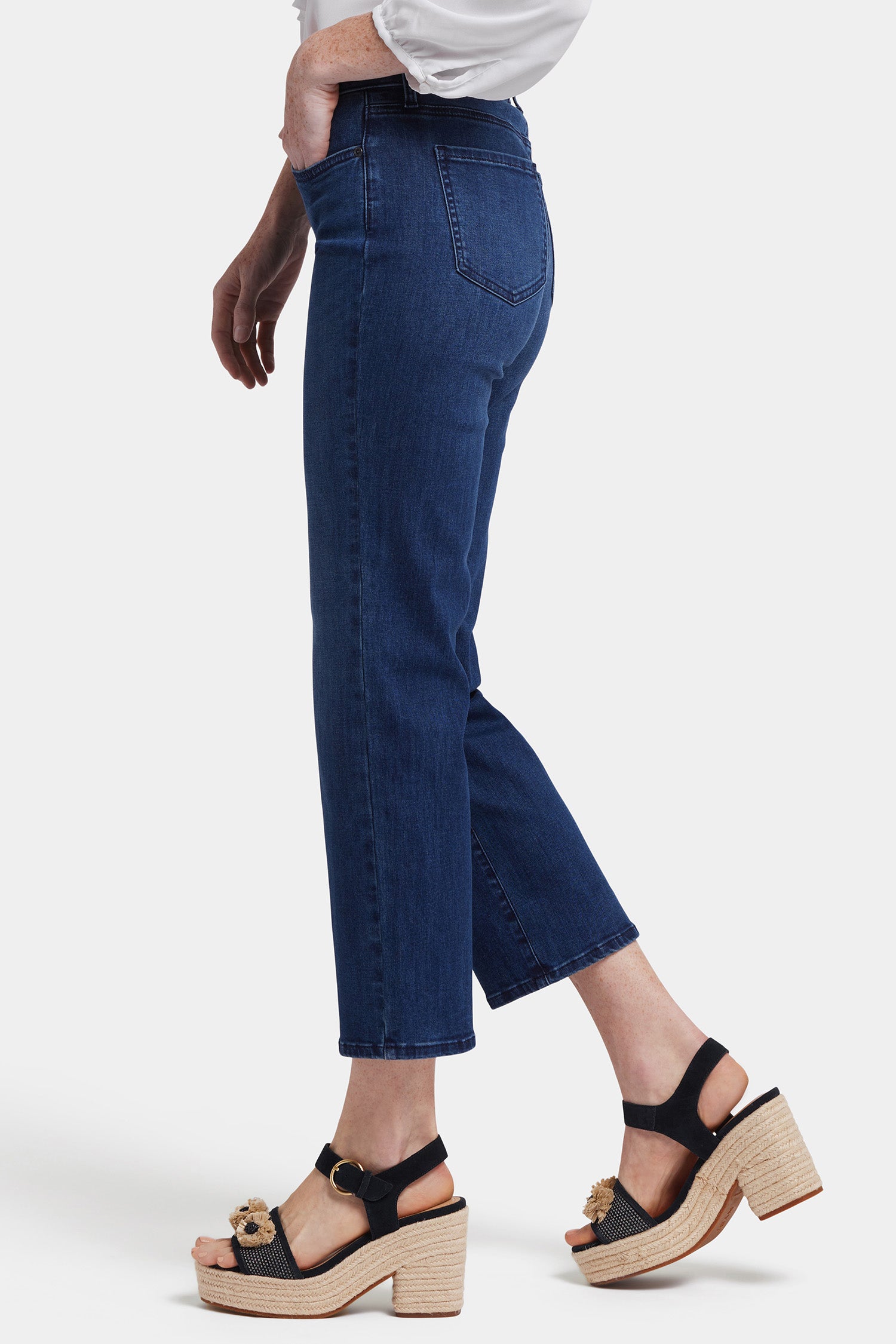 Marilyn Straight Ankle Jeans In Petite In Cool Embrace® Denim