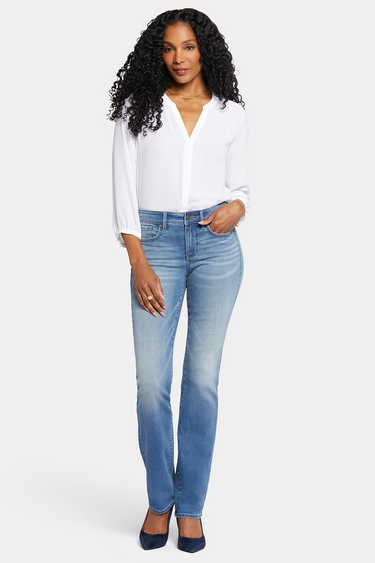 NYDJ Marilyn Straight Jeans In Petite - Maele