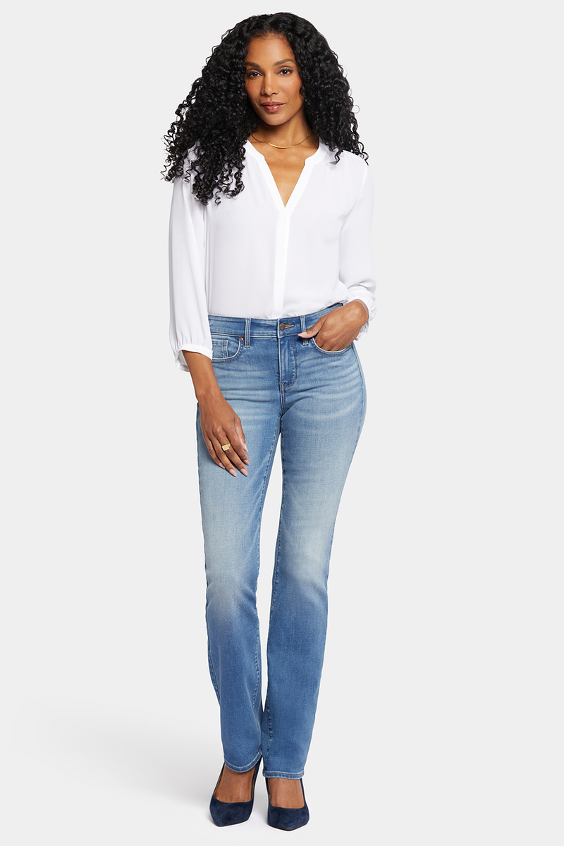 NYDJ Marilyn Straight Jeans In Petite - Maele