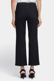 NYDJ Bailey Relaxed Straight Ankle Jeans In Petite In Cool Embrace® Denim With High Rise - Black