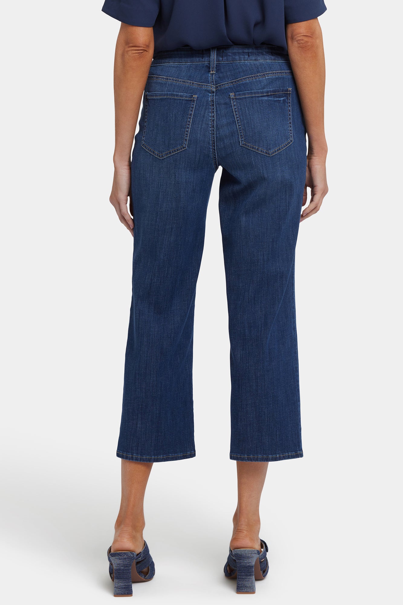 NYDJ Relaxed Piper Crop Jeans In Petite - Rio Rapids