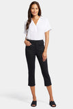 NYDJ Ami Skinny Capri Jeans In Petite With High Rise - Black