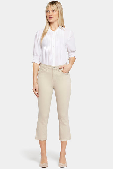 NYDJ Chloe Capri Jeans In Petite With High Rise And Released Hems - Feather