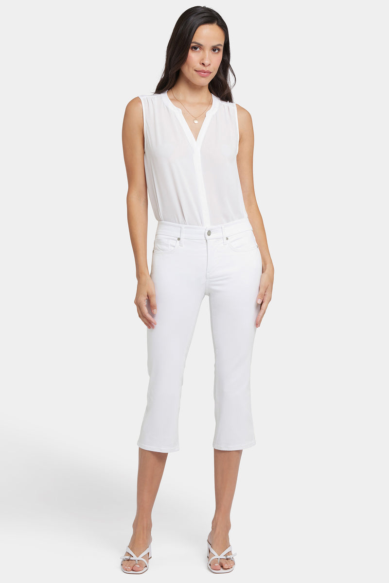 NYDJ Waist-Match™ Marilyn Straight Crop Jeans In Petite - Optic White