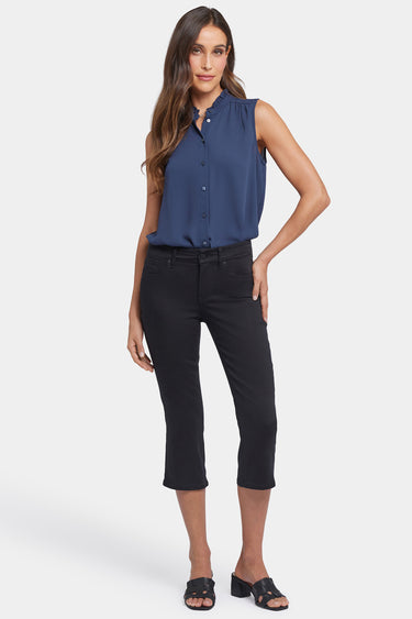 NYDJ Waist-Match™ Marilyn Straight Crop Jeans In Petite - Black