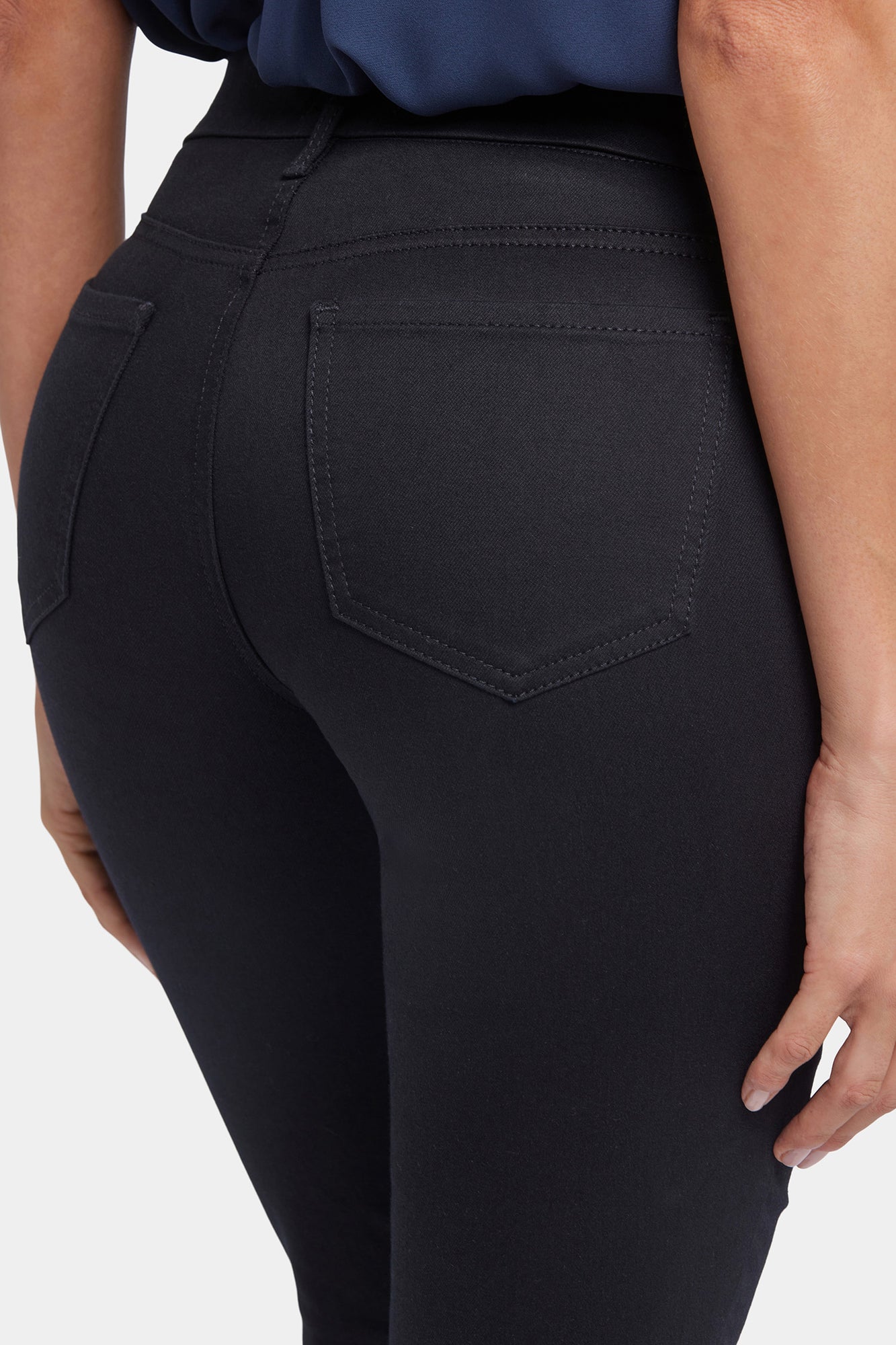 NYDJ Waist-Match™ Marilyn Straight Crop Jeans In Petite - Black