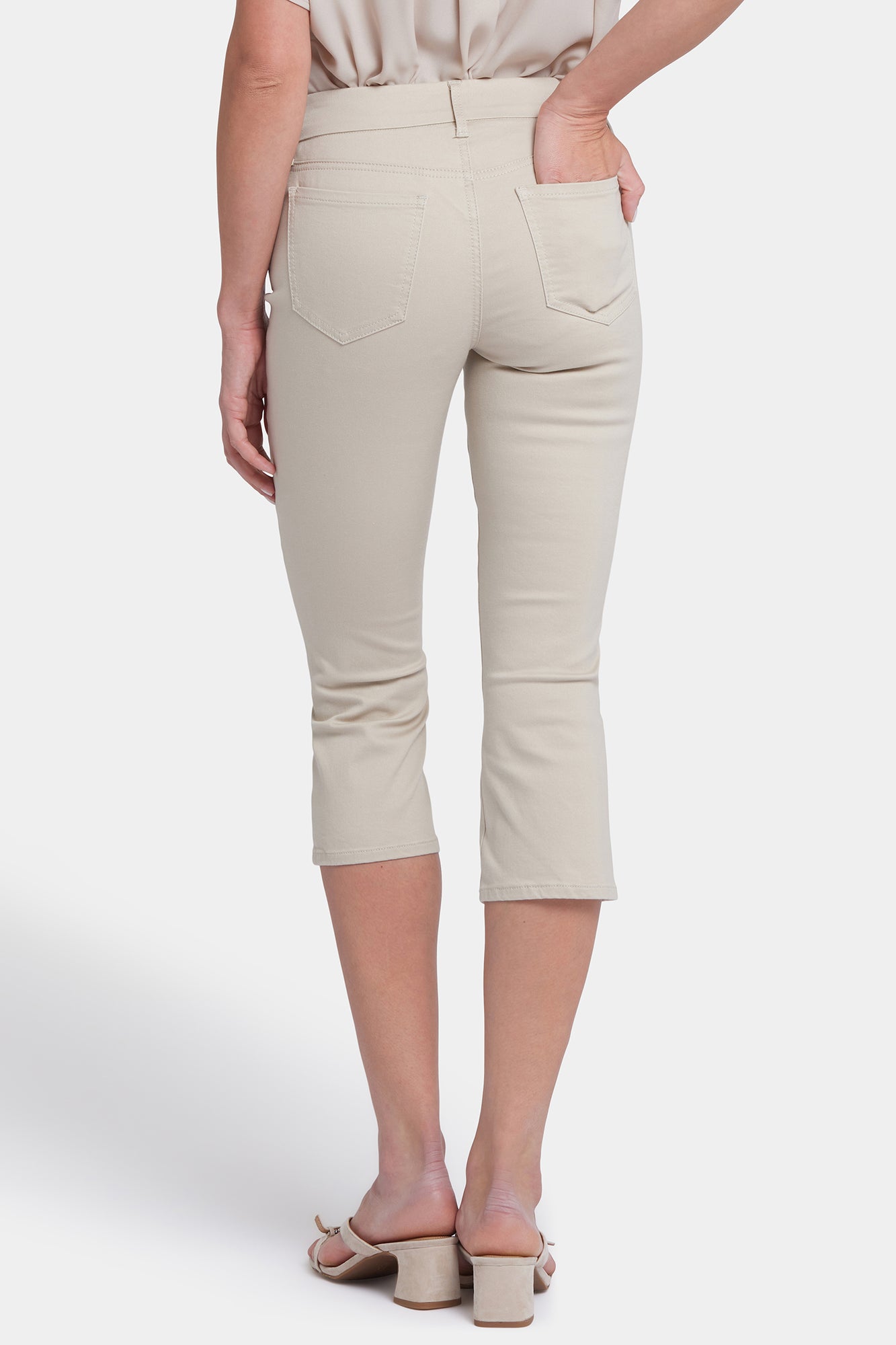 NYDJ Waist-Match™ Marilyn Straight Crop Jeans In Petite - Feather