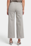 NYDJ Teresa Wide Leg Ankle Jeans In Petite - Hidden Lodge Stripe