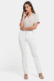 NYDJ Waist-Match™ Marilyn Straight Jeans In Petite - Optic White