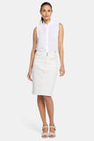 NYDJ High Waist Skirt In Petite - Beach Cruise Stripe